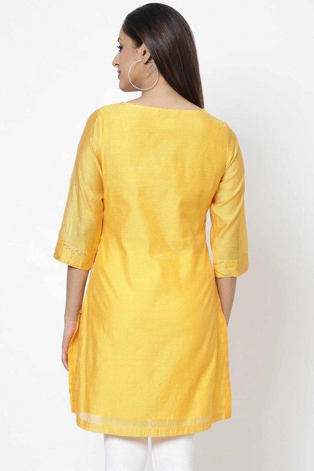 Yellow Kurtis - Buy Yellow Kurtas for Women Online in India | Libas