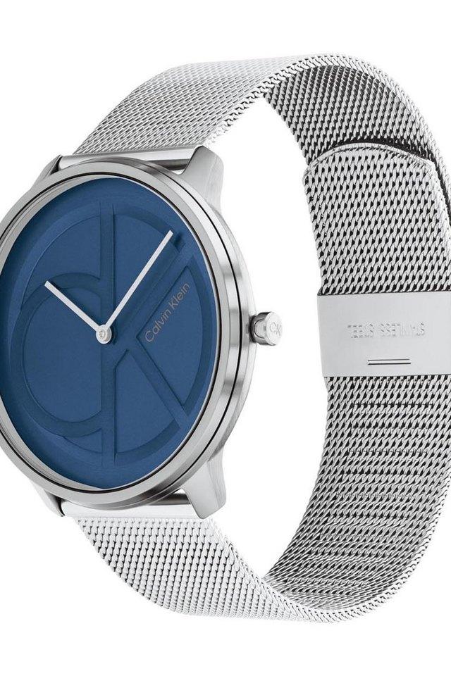 Calvin klein blue dial watch sale