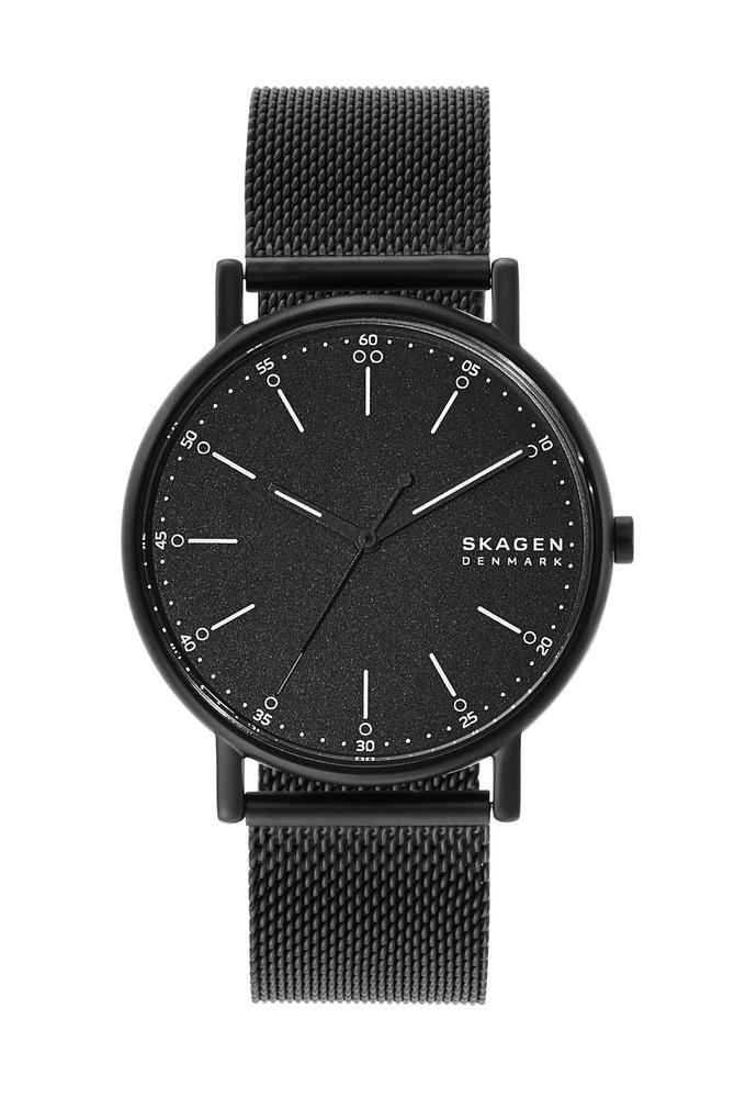 Buy SKAGEN Mens Signatur Black Dial Stainless Steel Analogue