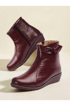 Maroon ladies clearance boots