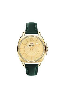 Coach boyfriend watch gold hot sale