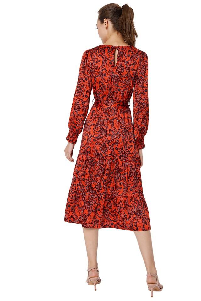 Buy VERO MODA Printed Polyester Round Neck Women's Knee Length Dress |  Shoppers Stop