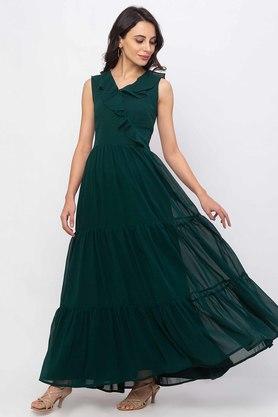 Dark green one piece 2024 dress