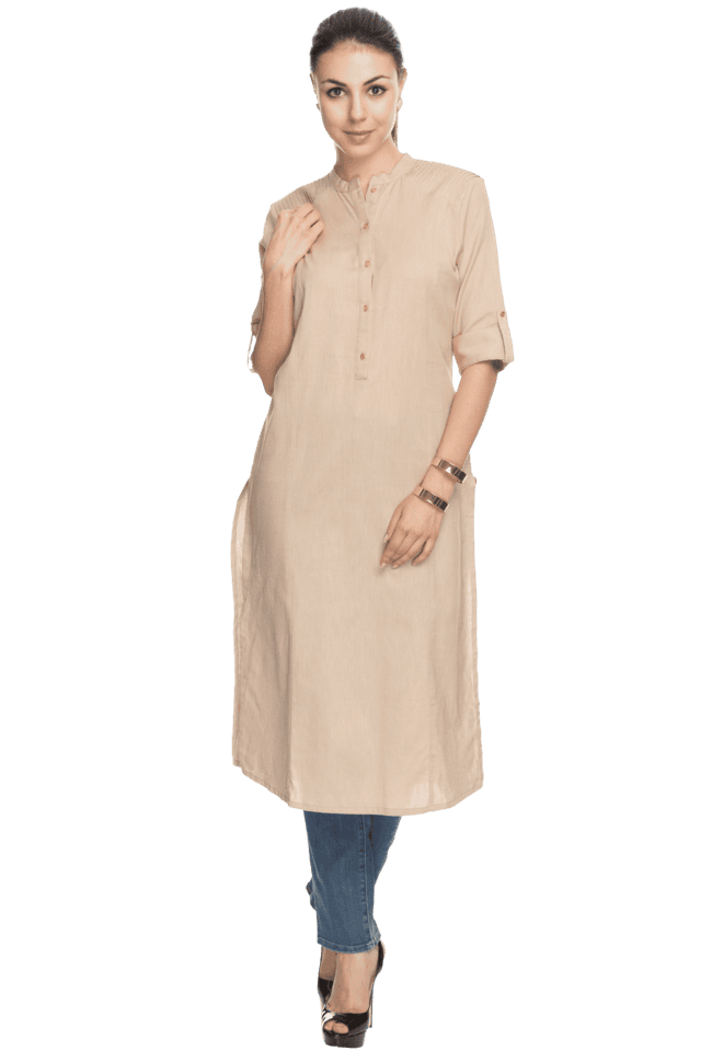 Buy W Womens Mandarin Collar Kurta | Shoppers Stop