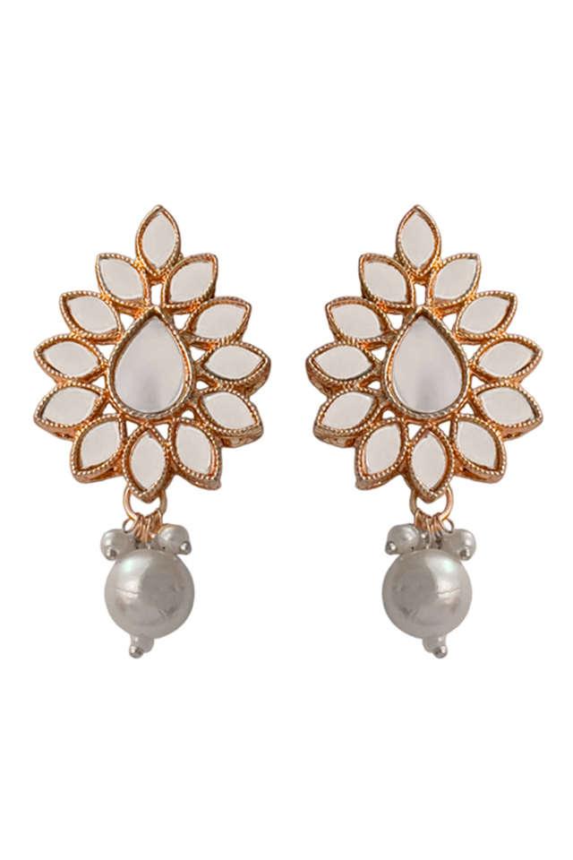 Buy Rooh Gold Plated Silver Drop Earrings | Paksha - Paksha India