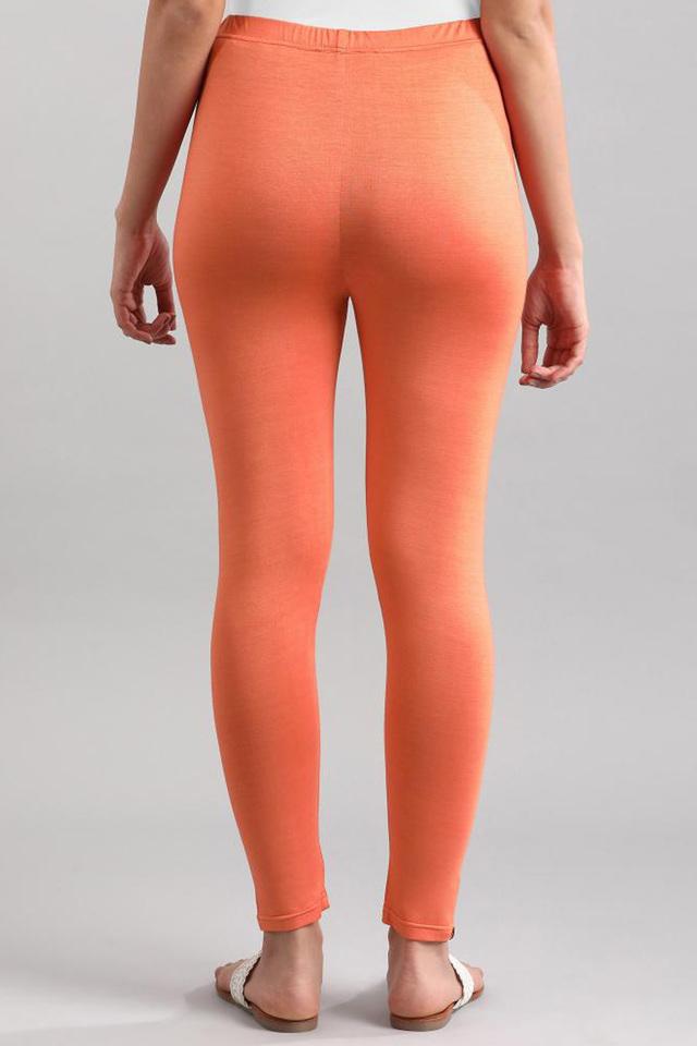 Aurelia Solid Orange Leggings