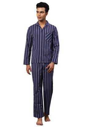 Striped best sale cotton pyjamas