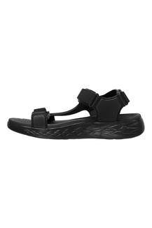 All black 2024 teva sandals