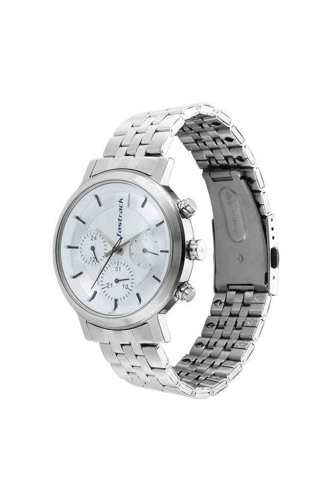 Fastrack watches for hot sale mens silver