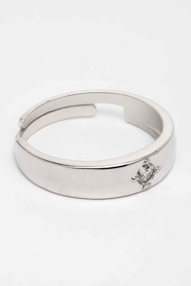 Buy THE MARKETVILLA925 Sterling Silver Rings - Pure Silver Ring for Women,  Ring for Girlfriend, Single Line Ring for Girls, Adjustable Ring for Women,  Free Size Online at desertcartINDIA