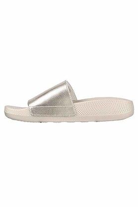 Skechers sandals womens clearance silver