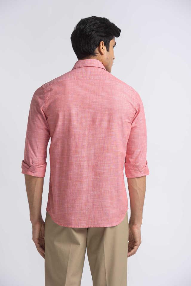 Buy COLOR PLUS Structured Cotton Regular Fit Men's Casual Shirt Shoppers Stop