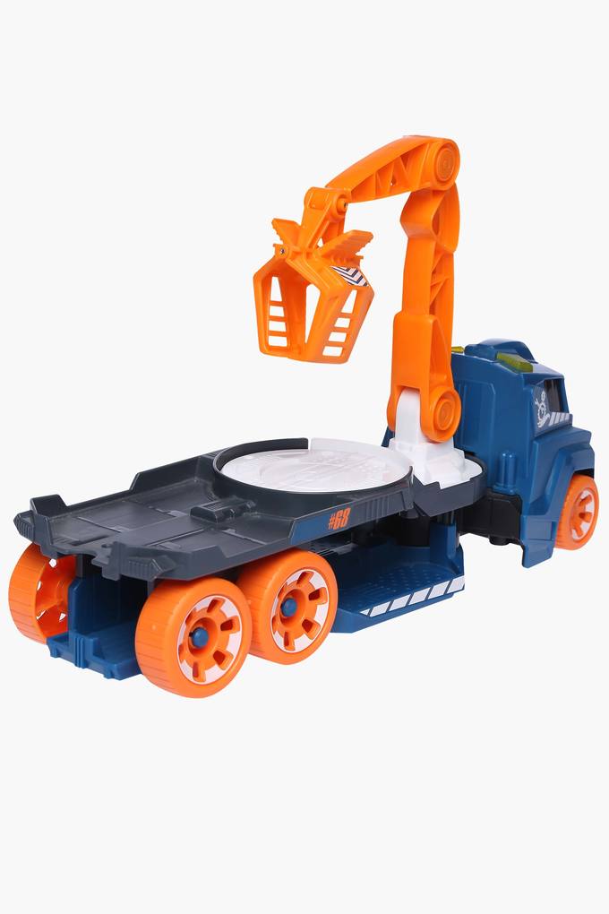 Hot wheels spinnin store sound crane