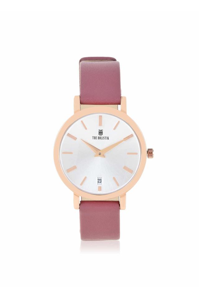 Buy THE HOLISTIK Beyond 32 mm Silver Dial Leather Analog Watch For Women TH WTW PK 122 Shoppers Stop