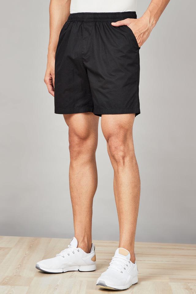 Slim fit cheap black shorts