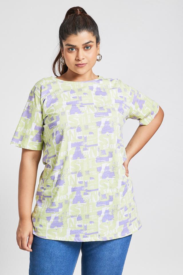 Plus size clearance lime green shirt