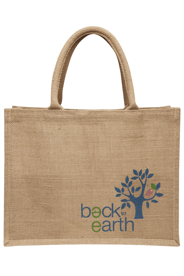 Buy S.B. Bags Printed Eco-friendly Yoga Print Jute Bag/Shopping Bag/Grocery  Bag with Zip Closure, Beige, Small Online at Best Prices in India - JioMart.