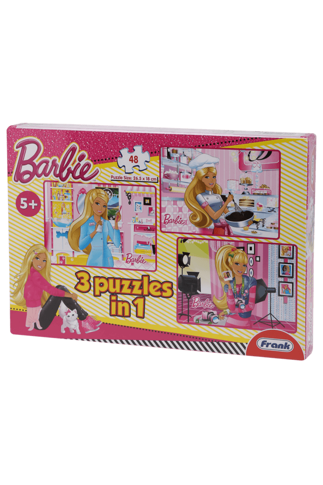 Buy Frank Girls Barbie 3 In 1 Puzzle Board Game Shoppers Stop