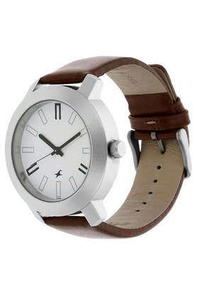 Buy FASTRACK Bare Basics 45.00 x 52.00 x 11.90 mm White Dial