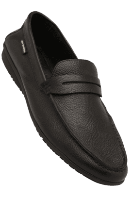 lee cooper leather loafers