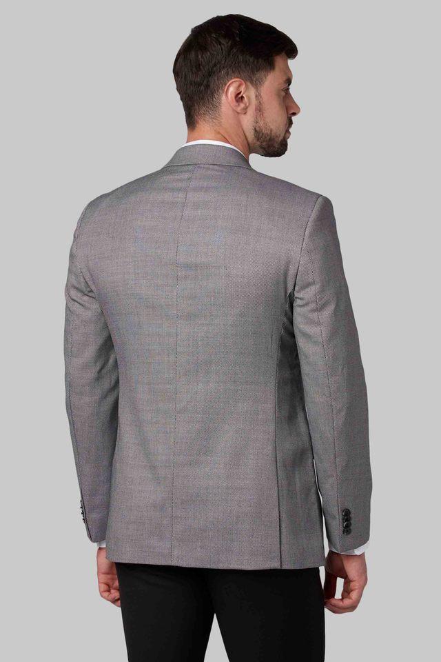 Buy PARK AVENUE Black Polyester Blend Slim Fit Mens Formal Jacket