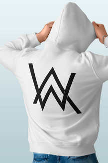 Buy MACMERISE White Alan Walker Core Logo Mens Hoodie Shoppers Stop
