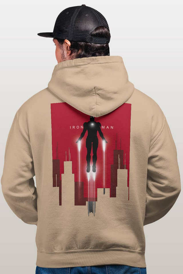 Rise Of Iron Man Mens Hoodie