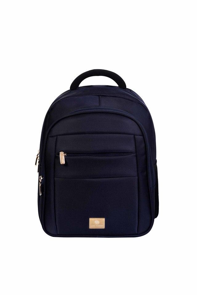 Buy LINO PERROS Navy Womens Navy Coloured Formal Backpack Shoppers Stop