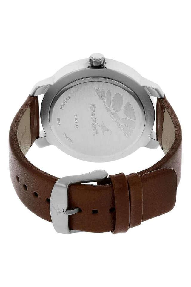 Buy FASTRACK Bare Basics 45.00 x 52.00 x 11.90 mm White Dial