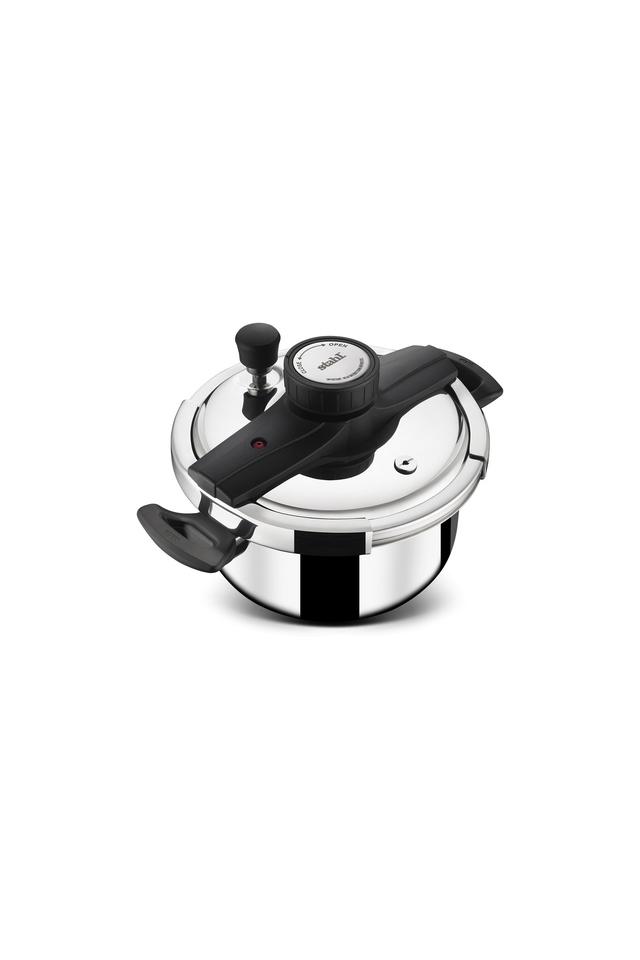 Buy STAHL Silver Triply Stainless Steel Versatil Cooker with Steel and Glass Lid 9413 3 L Shoppers Stop