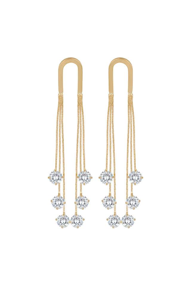 Chic Twin Heart 22k Gold Earrings – Andaaz Jewelers