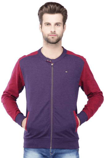 arrow sport full sleeve solid men's jacket