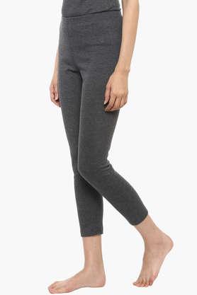 Buy JOCKEY Charcoal Regular Fit Cotton Blend Womens Activewear