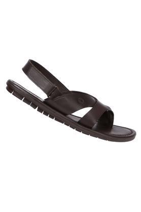 Ruosh men's leather store sandals and floaters