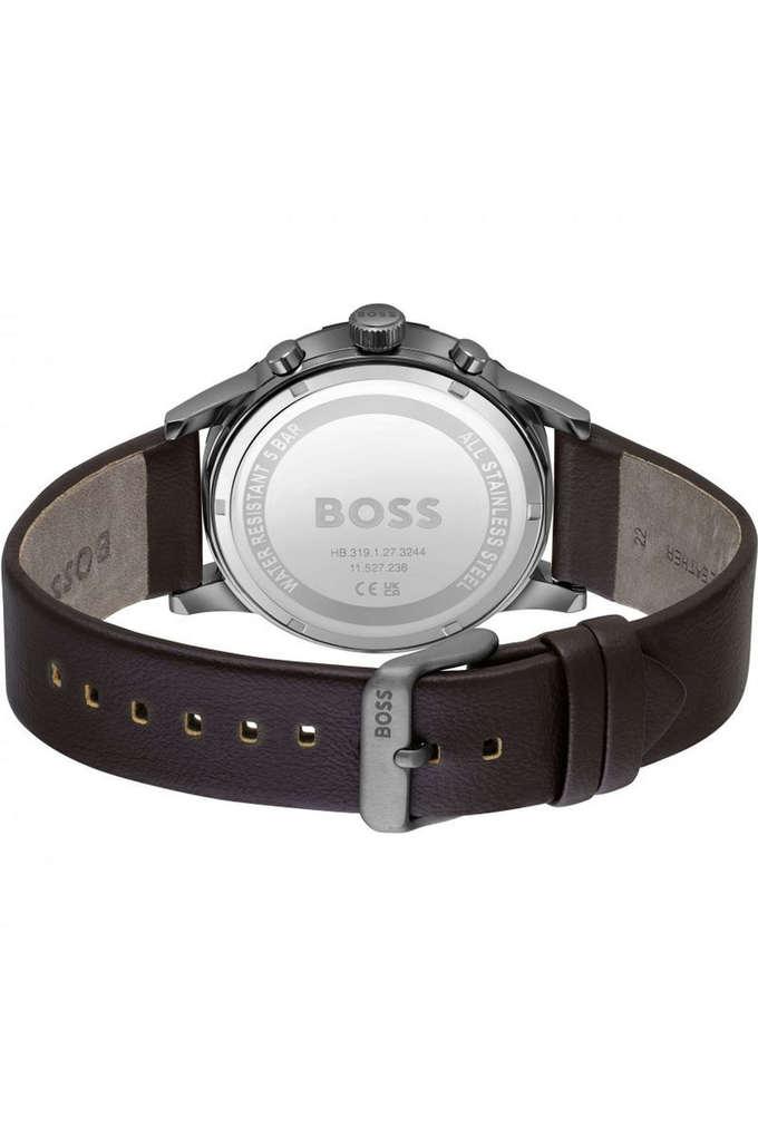 Buy BOSS Solgrade 44 MM Blue Stainless Steel Analog Watch For Men