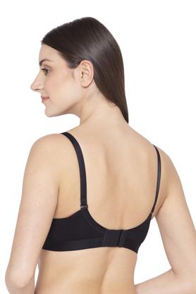 Buy Groversons Paris Beauty Premium Fancy Padded T-Shirt Bra - Black online