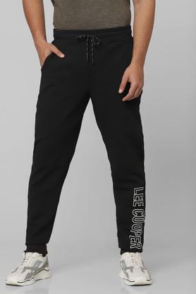 Buy Lee Cooper Solid Relaxed Fit Cargo Joggers