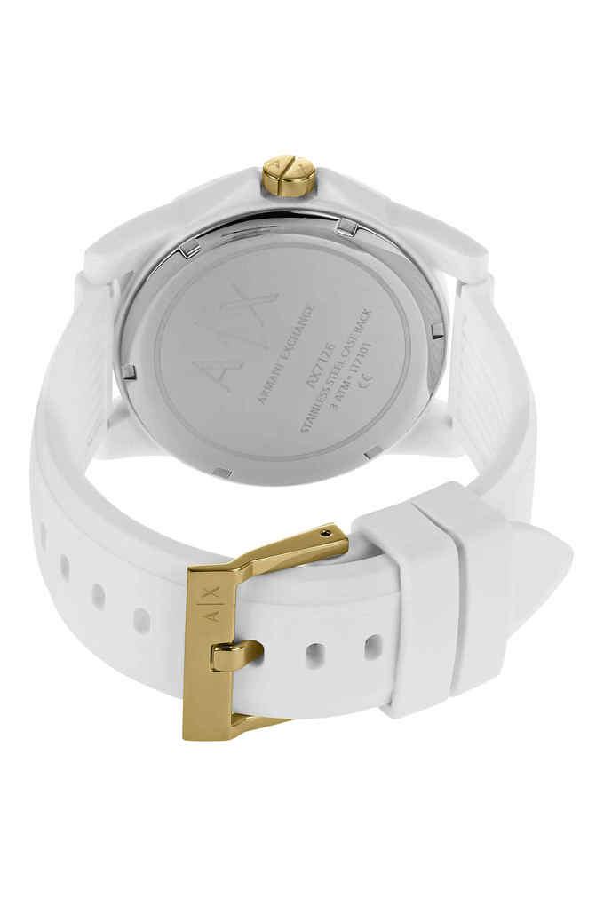 Armani exchange white clearance watch