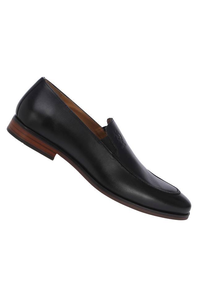 Buy U.S. Polo Assn. Black Mens Slip On Loafers | Shoppers Stop