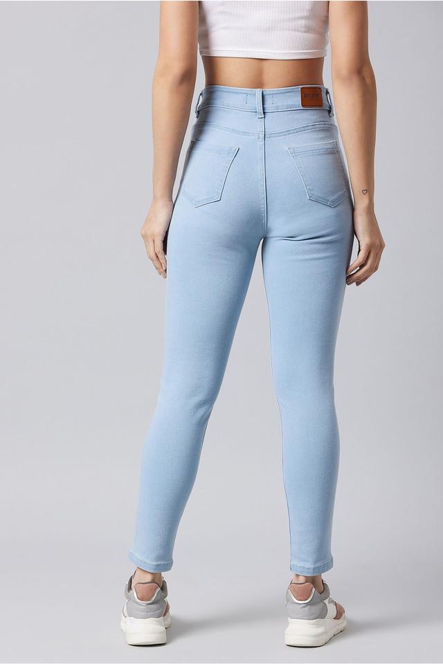 High Rise Denim Skinny Fit Womens Jeans