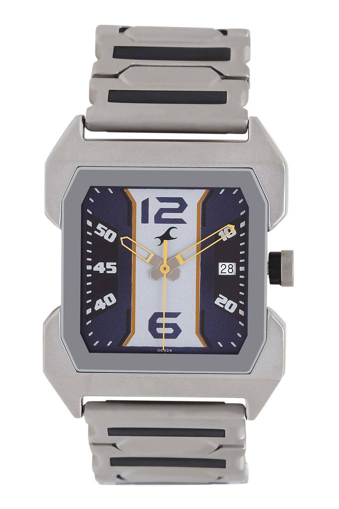 Buy FASTRACK Mens Multi Colour Dial Metallic Analogue Watch