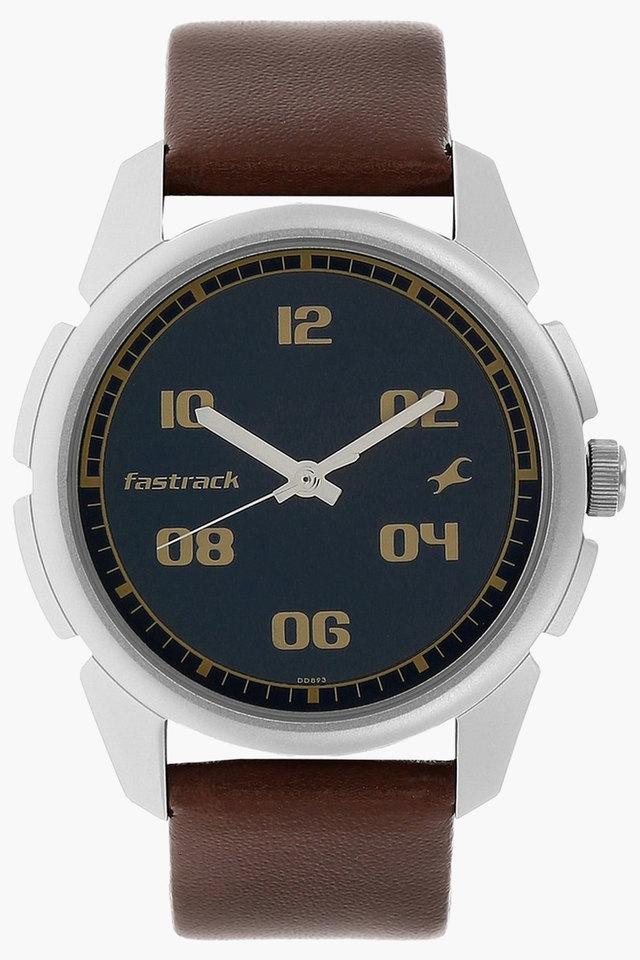 fastrack Mens NM38035SL05 Black Dial Blue Denim Strap Watch in Lucknow at  best price by Meena Watch Shop - Justdial