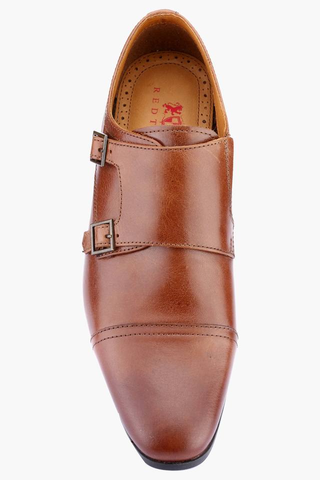 Red tape monk strap shoes online