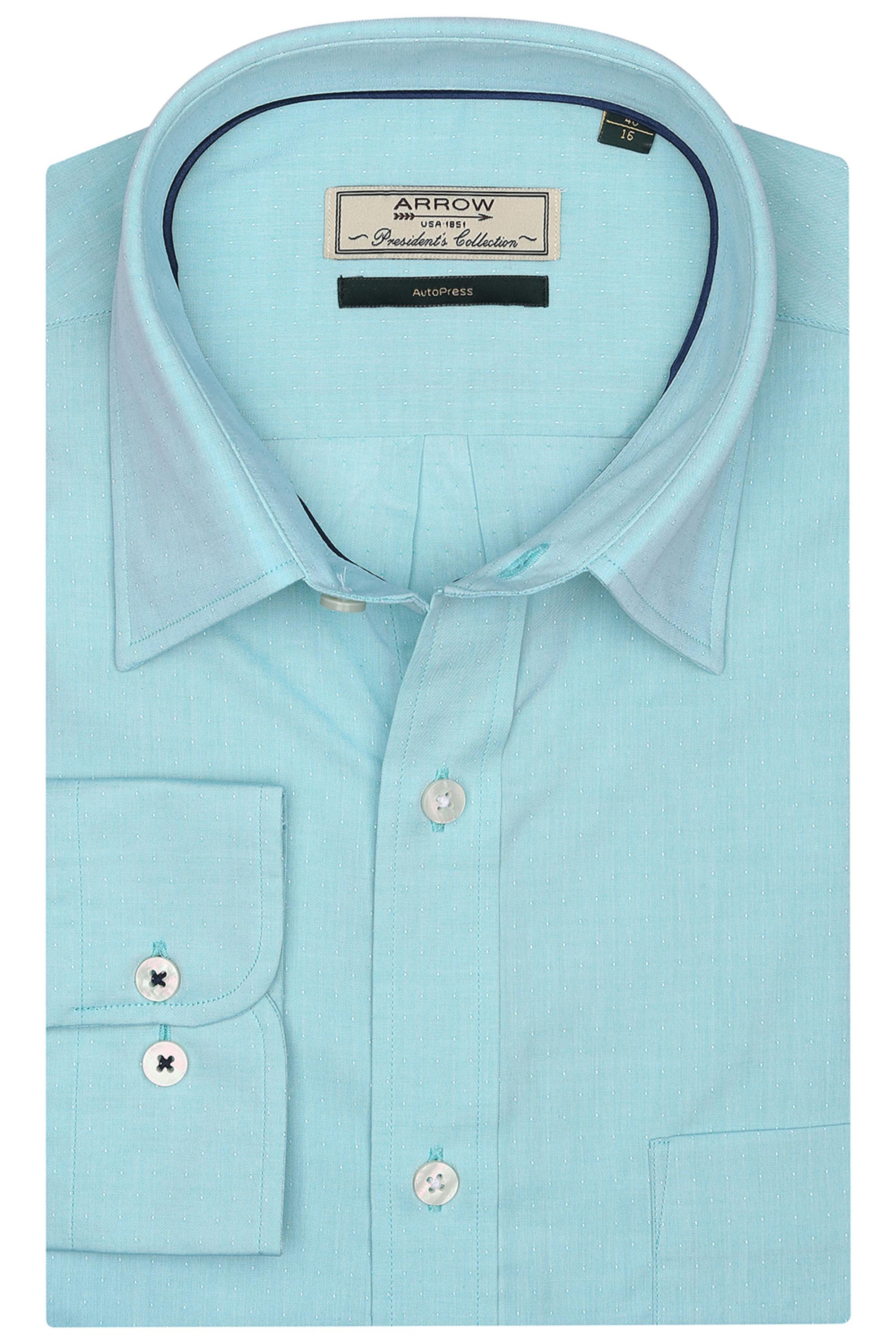 Men's Arrow Classic-Fit Fineline-Striped Wrinkle-Free Dress Shirt