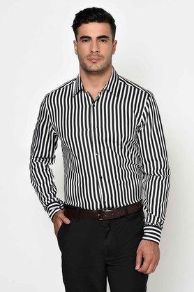 Striped formal hot sale shirts