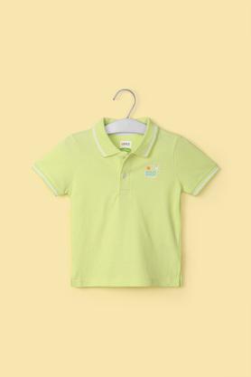 Infant yellow cheap polo shirt