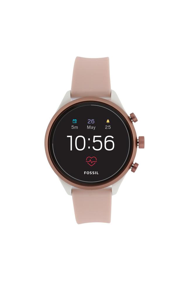 Buy FOSSIL Womens Sport Black Dial Silicone Smart Watch FTW6022