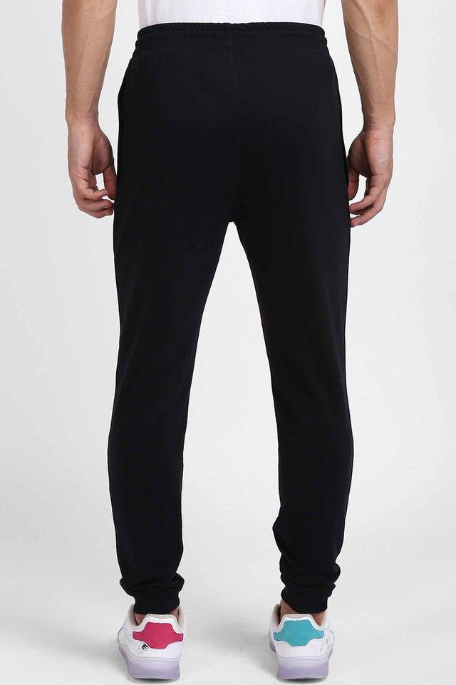 Buy REEBOK Black Cotton Mens Training Track Pants