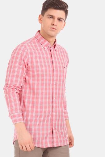 pink tommy hilfiger shirt mens