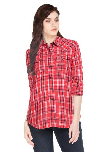 levis shirt red